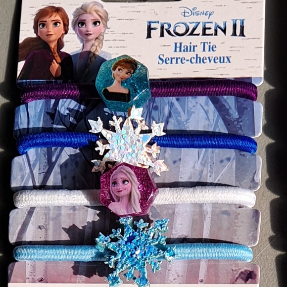 ❄️ Two Sets Of Disney Frozen 2 Ponytail Hair Ties - Picture 1 of 3